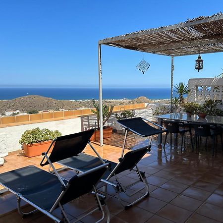 Apartment With A Great Terrace, Sea And Land Views Mojácar Exterior foto